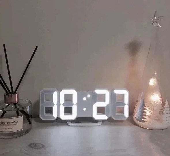 3D Digital Wall Clock LED Table Clock